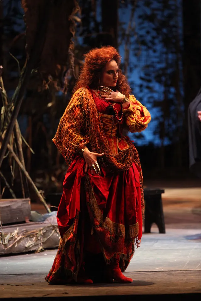 Nicole Piccolomini as Ulrica in Un ballo in maschera at Teatro Massimo Bellini di Catania