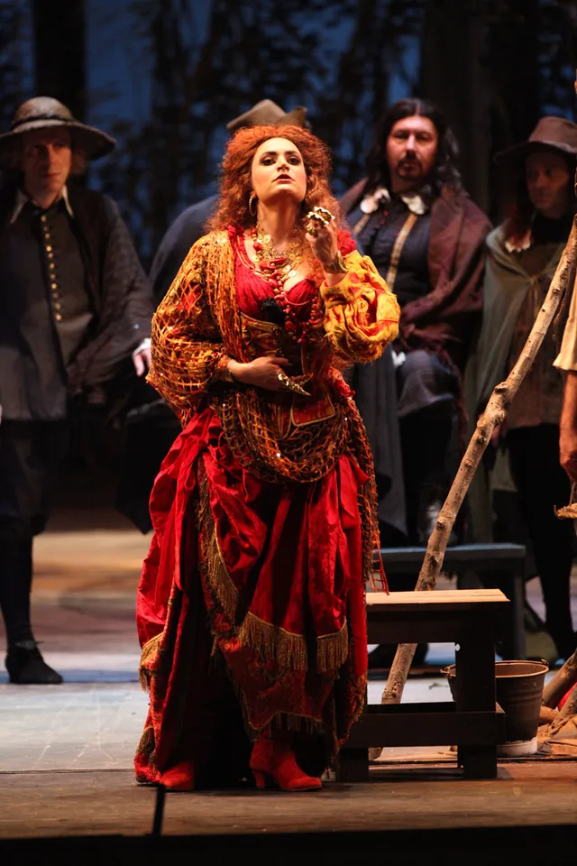 Nicole Piccolomini as Ulrica in Un ballo in maschera at Teatro Massimo Bellini di Catania