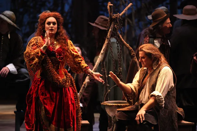 Nicole Piccolomini as Ulrica in Un ballo in maschera at Teatro Massimo Bellini di Catania