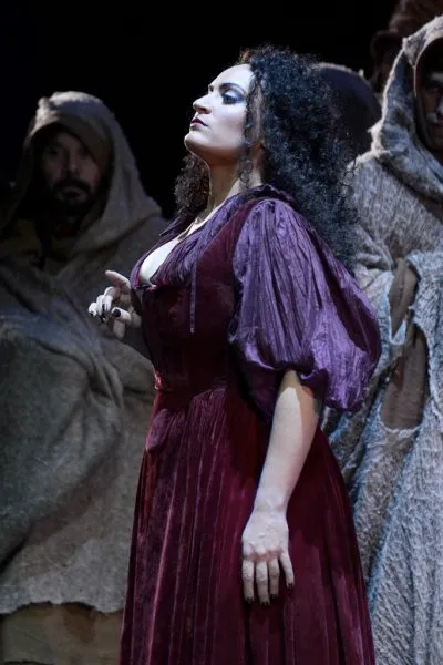 Nicole Piccolomini as Ulrica in Un ballo in maschera at Teatro Regio di Parma