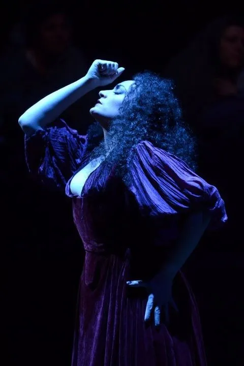Nicole Piccolomini as Ulrica in Un ballo in maschera at Teatro Regio di Parma
