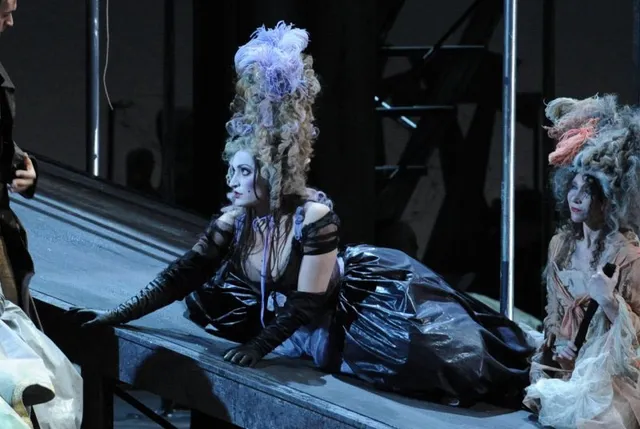 Nicole Piccolomini as La Marquise de Langlade in Marie Victoire at Deutsche Oper Berlin